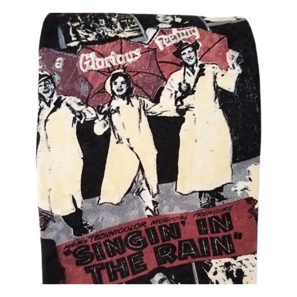 AMERICAN FILM CLASSICS Men's Tie "Singin In The Rain" 100% Silk Vintage 1992 - Picture 2 of 6